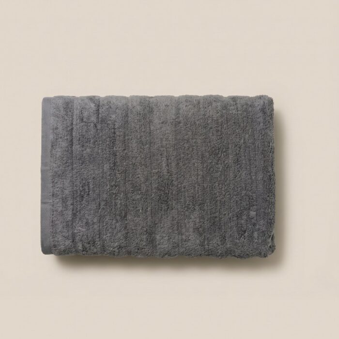 2 telo bagno cotone zerotwist grigio