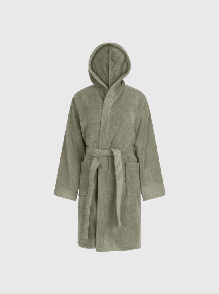 Accappatoio Bamboo Zero Twist Verde Argilla