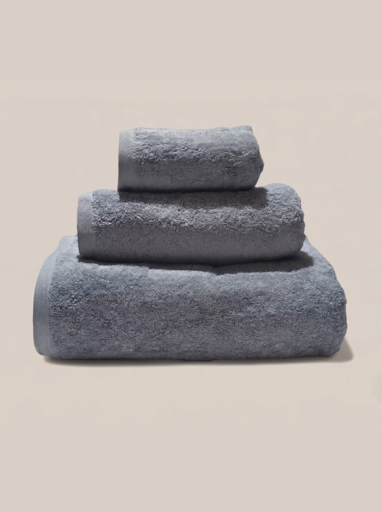 Tris Spugna 550 gsm Cotone Pettinato - Grigio Ardesia