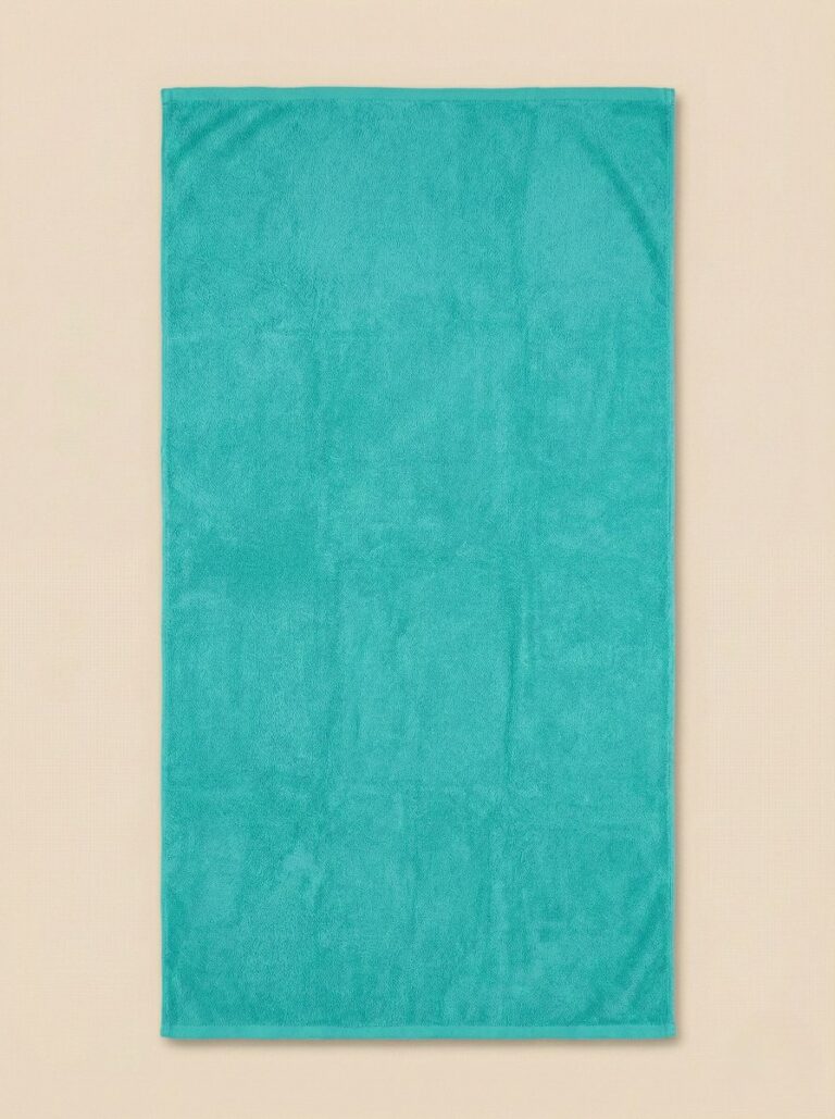 Telo Mare Verde Acqua 80x180 Velour