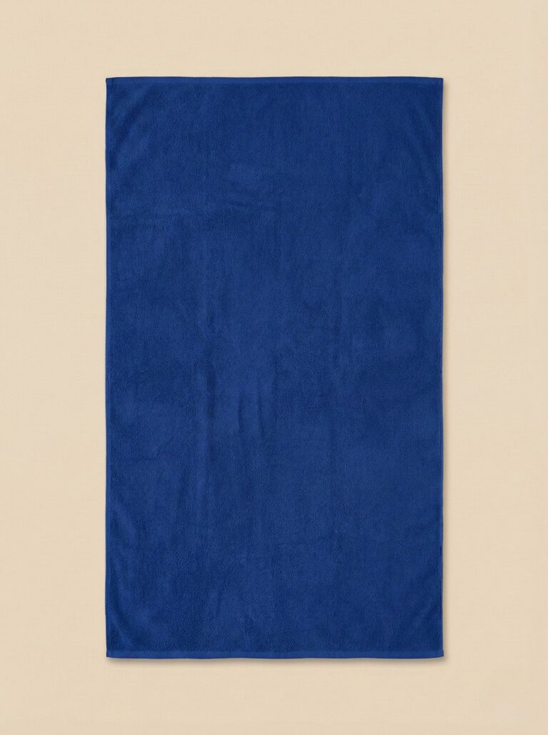 Telo Mare Blu Elettrico 90x190 Terry