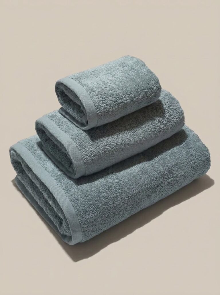 2 tris asciugamani 550 gsm cotone pettinato grigio ardesia