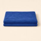 2 TELO BLU ELETTRICO TERRY 90X190 PIEGATA