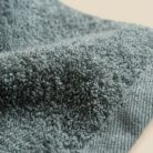 tris asciugamani 550 gsm cotone pettinato grigio ardesia
