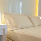 Coppia di federe a sacco in percalle beige - Coton Boutique