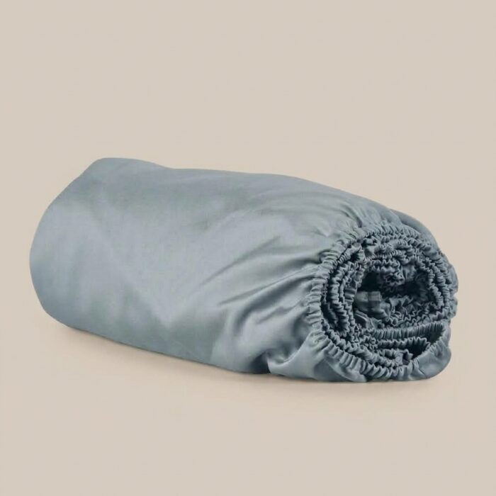 a Lenzuolo con angoli in raso carta da zucchero - Coton Boutique