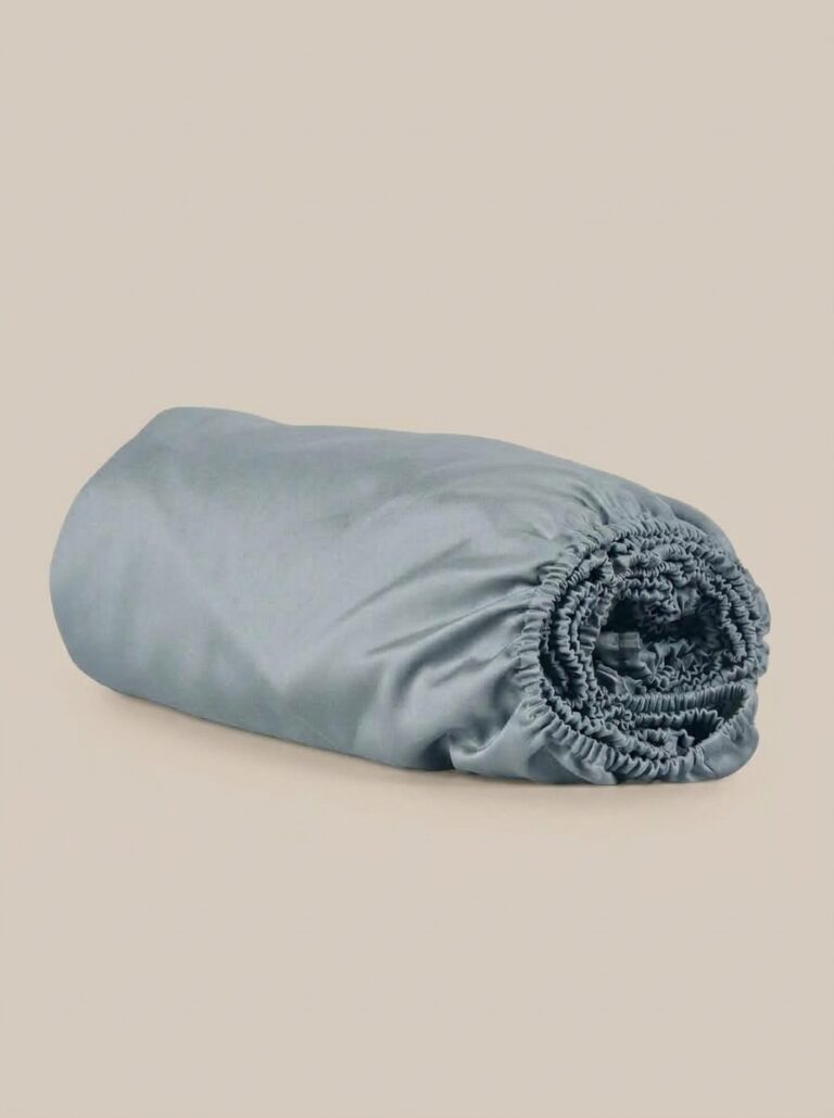 Lenzuolo con angoli in raso carta da zucchero - Coton Boutique