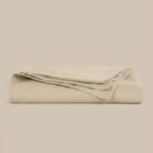 Lenzuolo piano in percalle beige - Coton Boutique