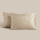 Set completo letto in raso beige - Coton Boutique