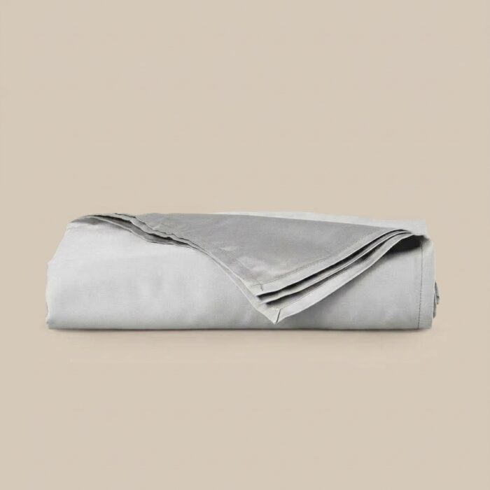 d Set completo letto in raso grigio cenere - Coton Boutique