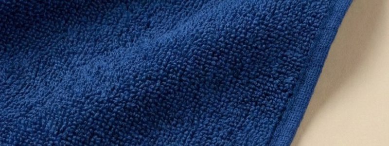 3 TELO BLU ELETTRICO TERRY 90X190 DETTAGLIO